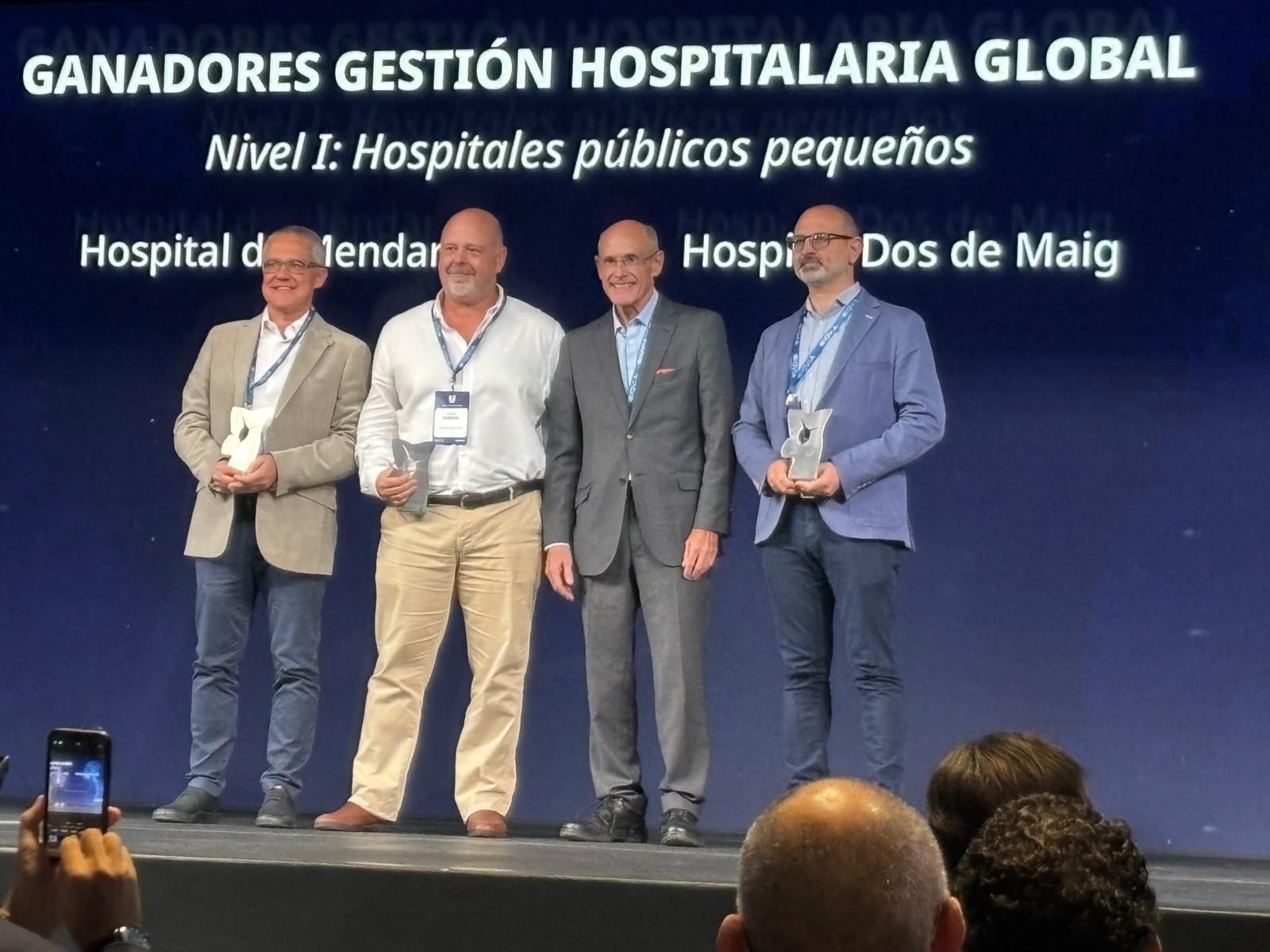 L’Hospital Dos de Maig guanya el Premi Top20 en ‘Gestió Global’